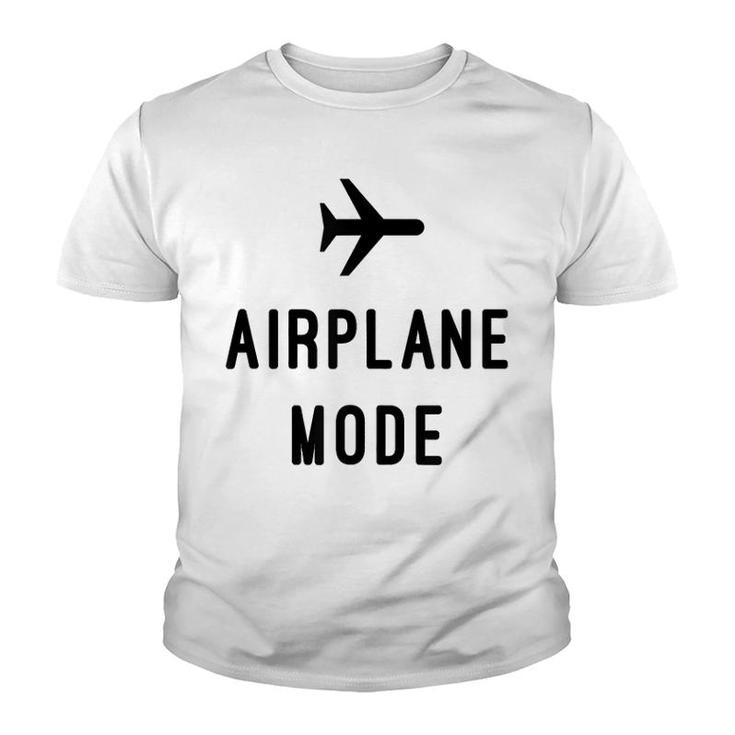 Pilot Airplane Mode Youth T-shirt