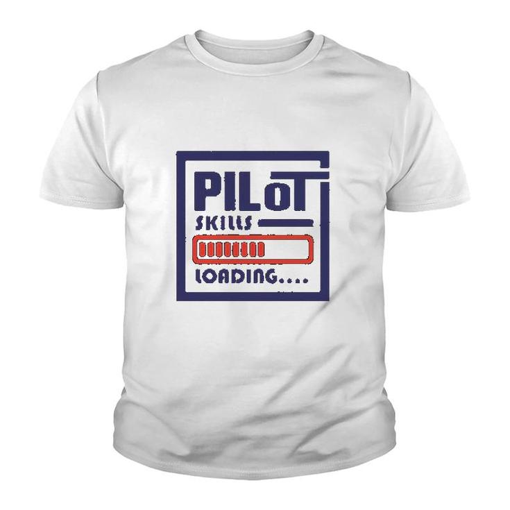 Pilot Skills Loading Airplane Youth T-shirt