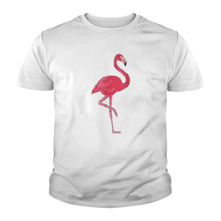 Pink Flamingo Design Youth T-shirt