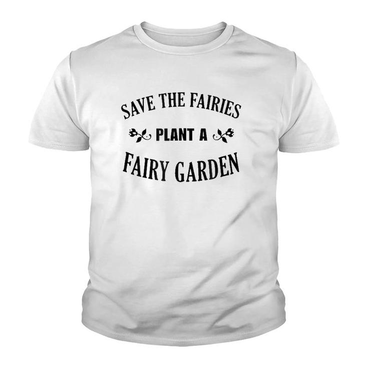 Plant A Miniature Fairy Garden Youth T-shirt