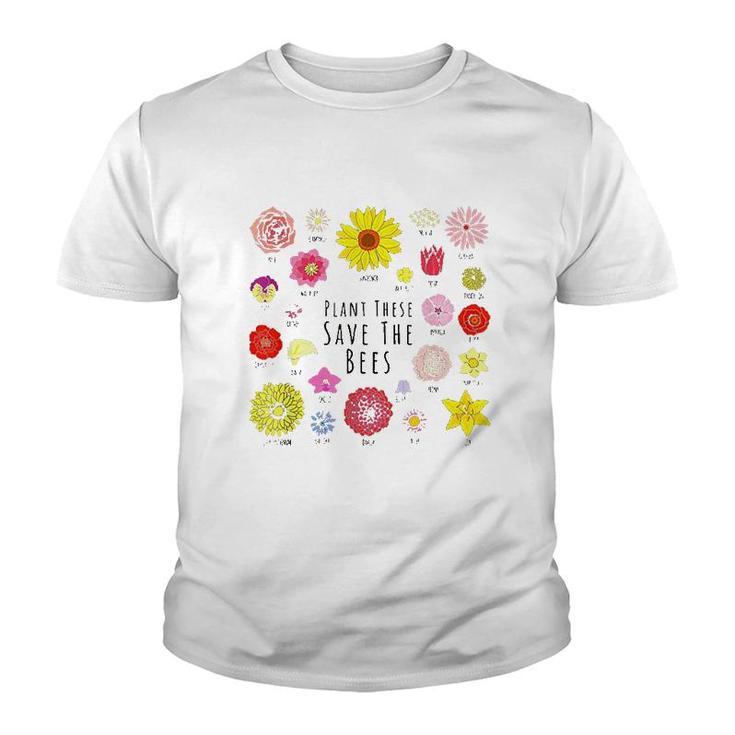 Plant These Save The Bees Youth T-shirt