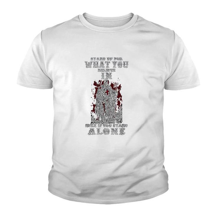 Powerful Inspirational Knights Templar Youth T-shirt