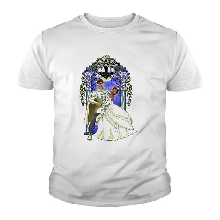 Princess And The Frog Tiana Naveen Arch Youth T-shirt