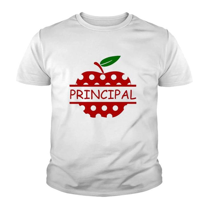Principal School Principal Teacher Life Apple Youth T-shirt