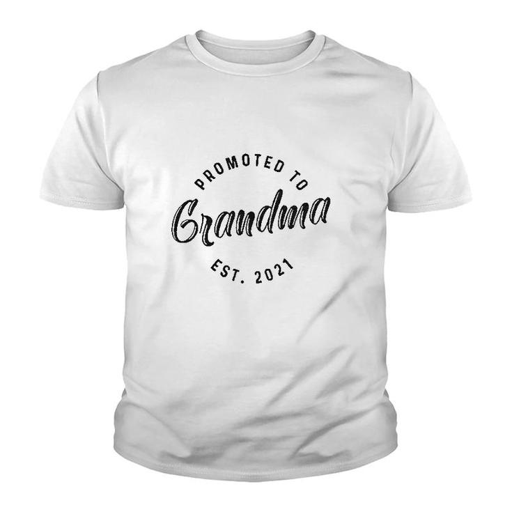 Promoted To Grandma 2021 Youth T-shirt