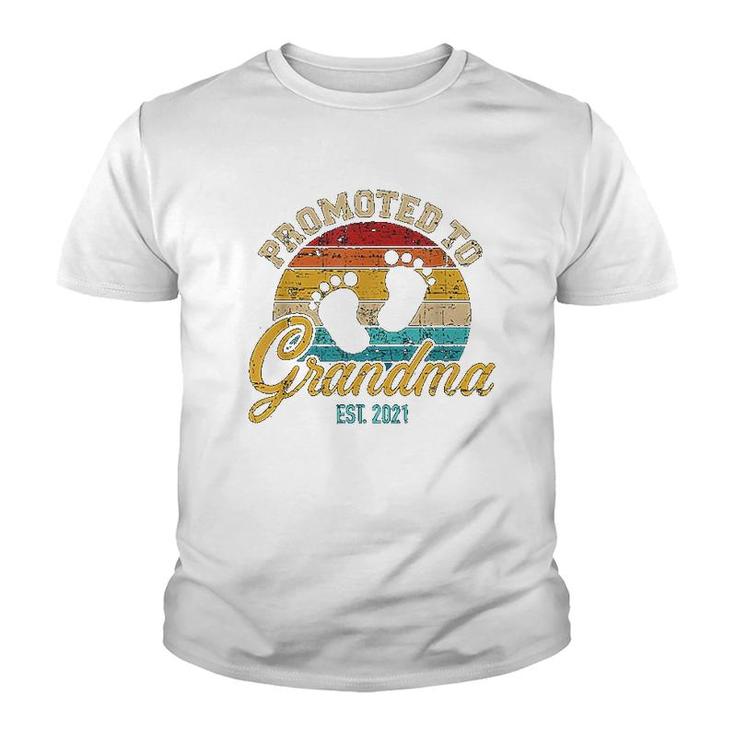 Promoted To Grandma 2021 Youth T-shirt