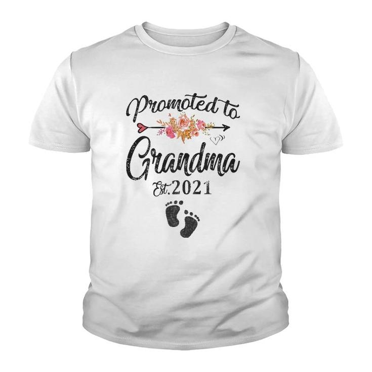 Promoted To Grandma Mother's Day For New Grandmother Youth T-shirt
