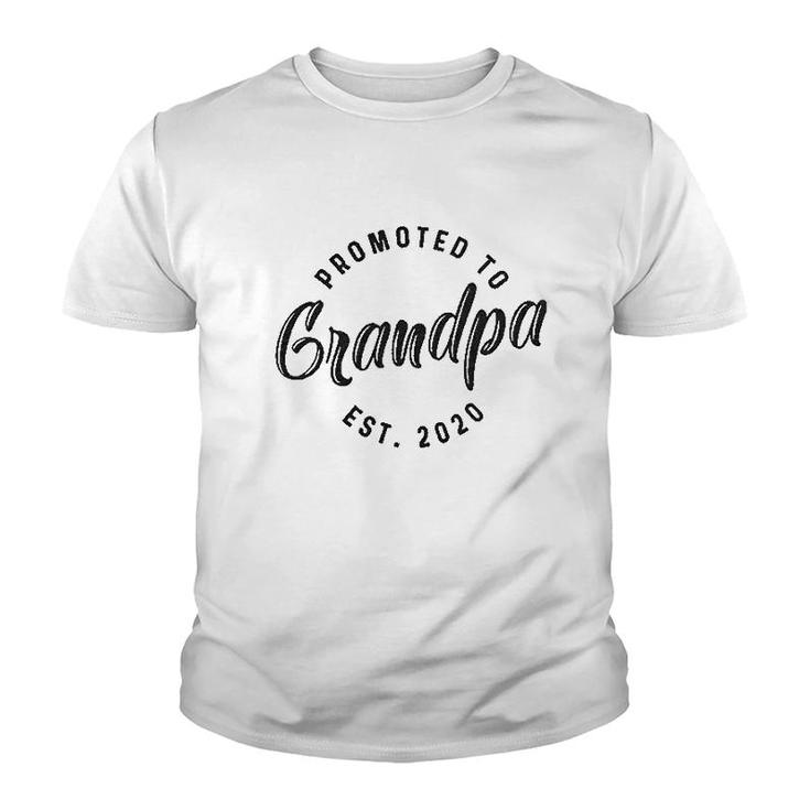 Promoted To Grandpa Est 2020 Youth T-shirt