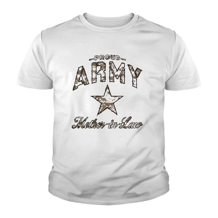 Proud Army Mother In Law Mother's Day Youth T-shirt