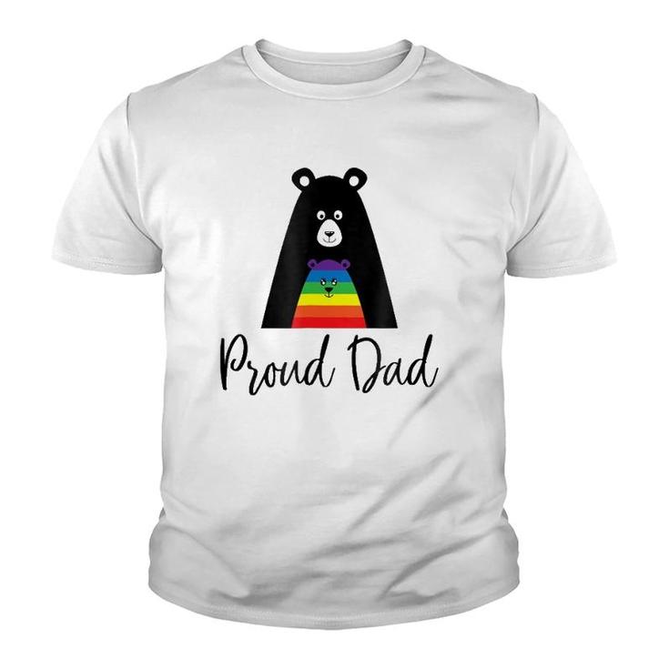 Proud Dad Gay Pride - Gay Pride And Father Love Youth T-shirt