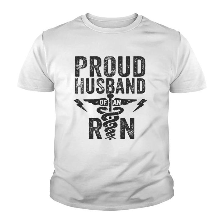 Proud Husband Of An Rn Nurse Frontline Healthcare Hero  Youth T-shirt