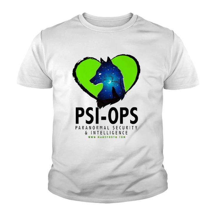 Psi Ops Paranormal Security And Intelligence Youth T-shirt