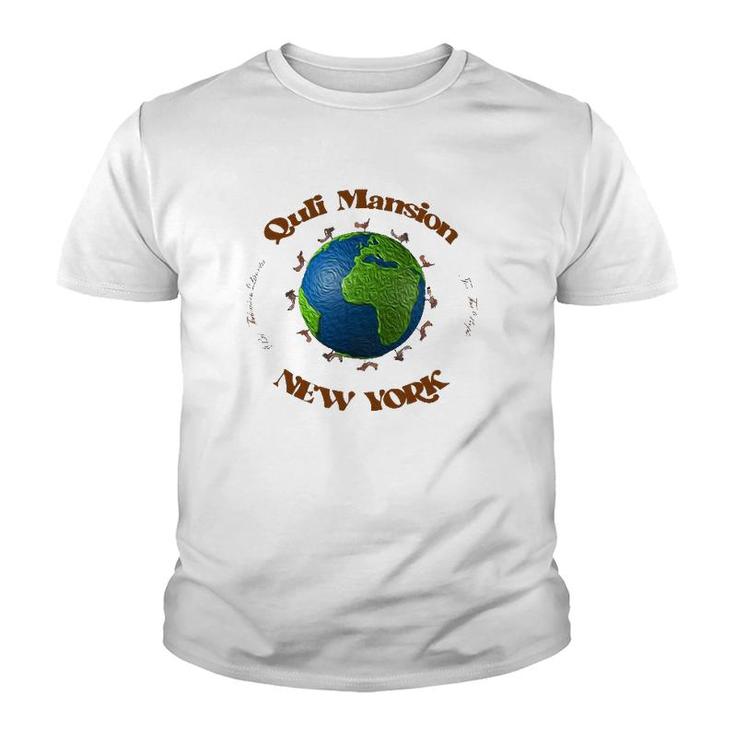 Quli Mansion Dog World New York Youth T-shirt