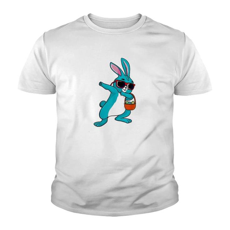 Rabbit Dabbing Easter Bunny Youth T-shirt