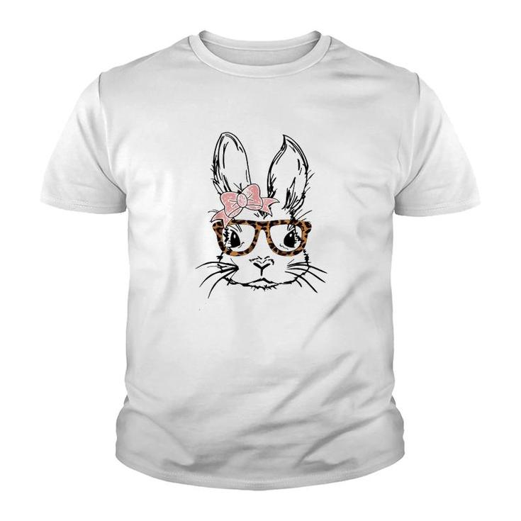 Rabbit Face Wearing Youth T-shirt
