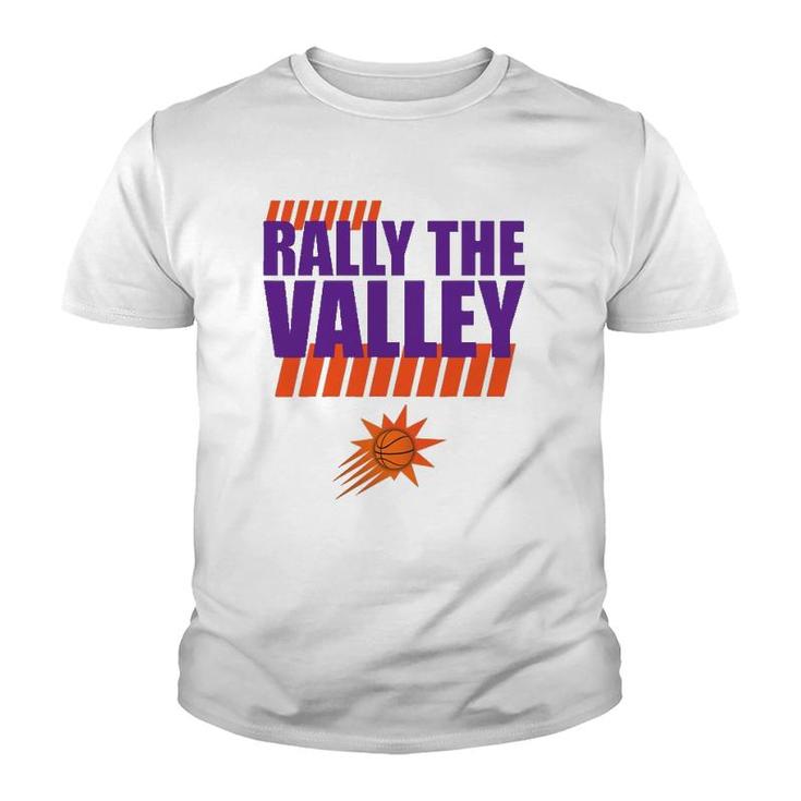 Rally In The Phx Valley Phx Az Basketball Youth T-shirt