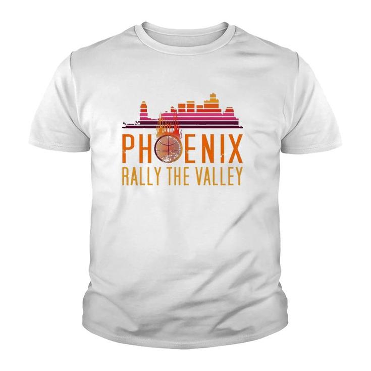 Rally In Valley Phoenix Basketball Phoenix Rally In Valley Youth T-shirt
