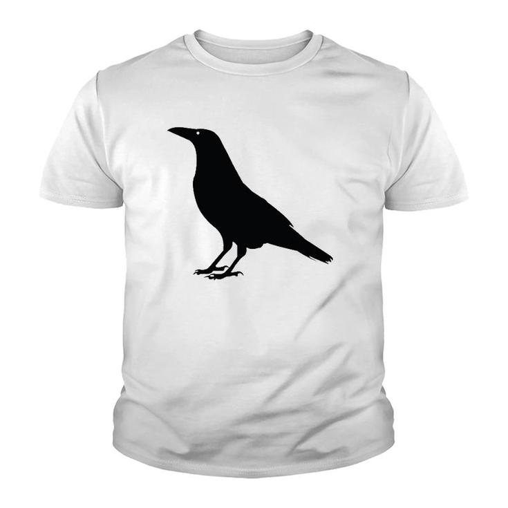 Raven Crow Bird Halloween Gift Youth T-shirt