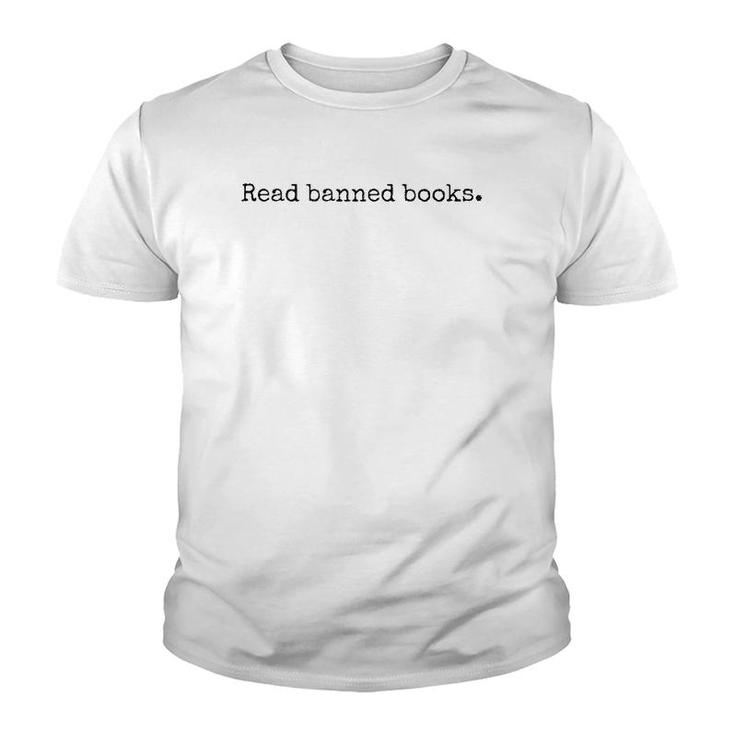 Read Banned Books Books Lovers Youth T-shirt
