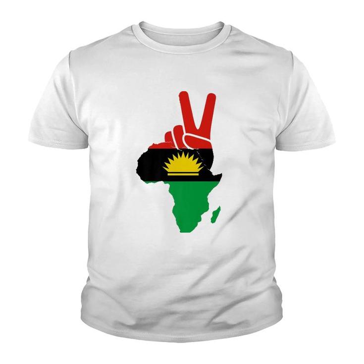 Republic Of Biafra Nigeria Biafran Peace Flag Of Biafra Premium Youth T-shirt