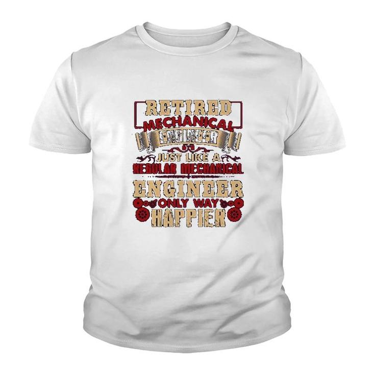 Retired Mechanical Engineer Youth T-shirt