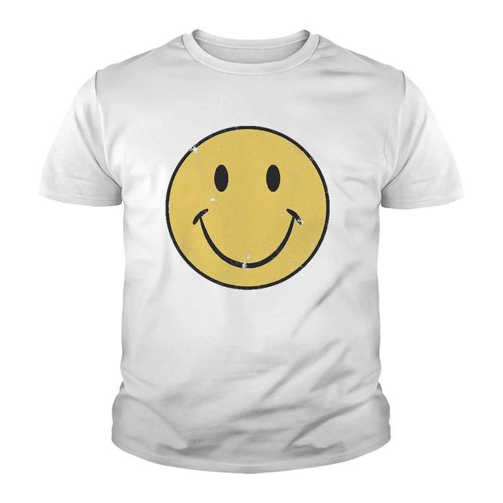 Retro 70'S Style Smile Face Youth T-shirt
