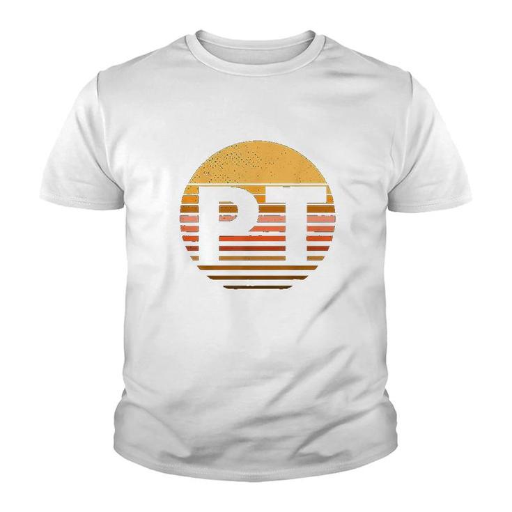 Retro Physical Therapy Pt Therapist Gift Youth T-shirt