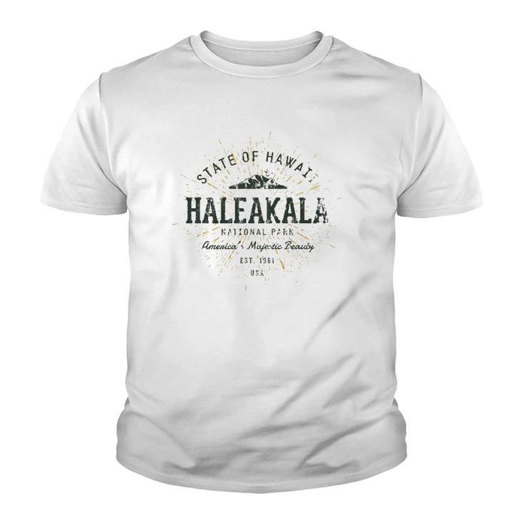 Retro Style Vintage Haleakala National Park Youth T-shirt
