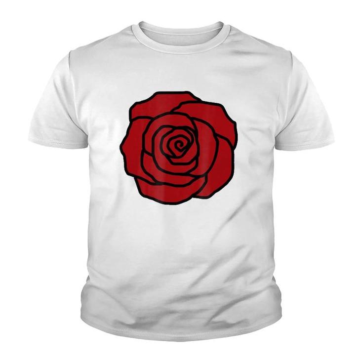 Rose Flower Red Rose Youth T-shirt