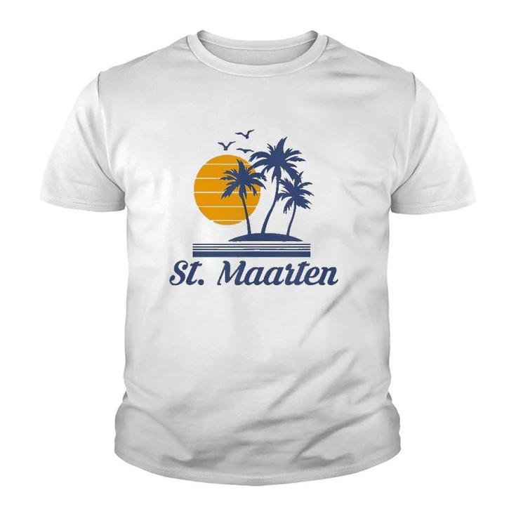 Saint St Maarten Caribbean Island Country Beach Tank Top Youth T-shirt