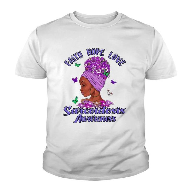 Sarcoidosis Awareness Besnier Boeck Schaumann Disease Relate Youth T-shirt