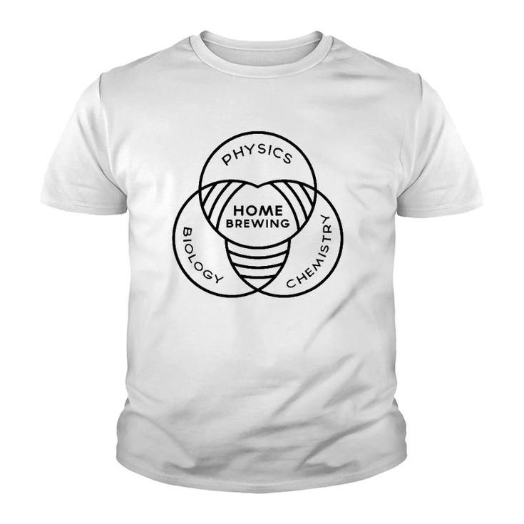 Science Of Homebrewing Physics Biology Chemistry Youth T-shirt