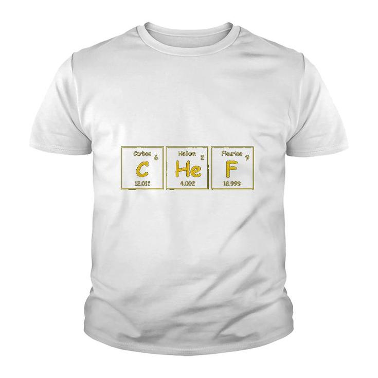Science Periodic Table Chef Youth T-shirt