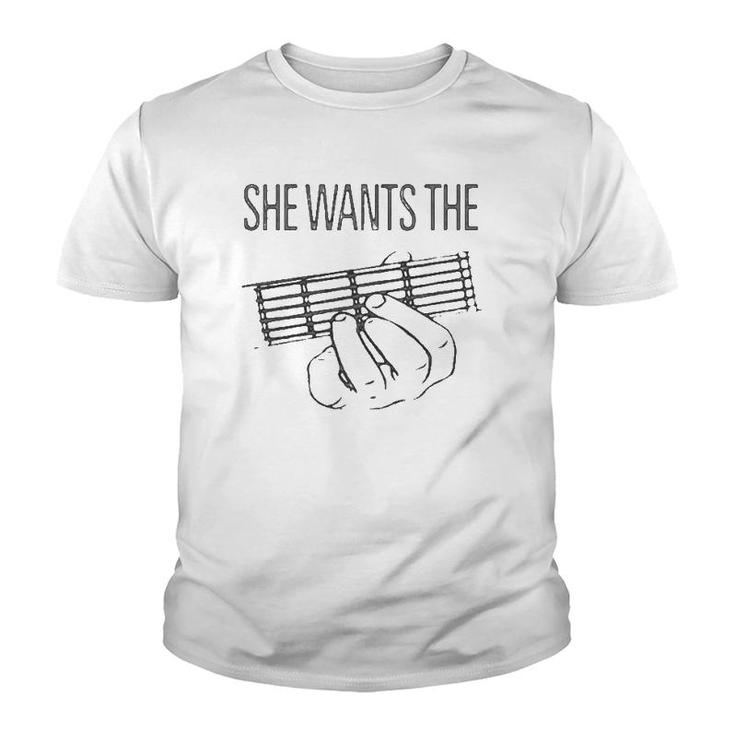 She Wants The D Chord Youth T-shirt