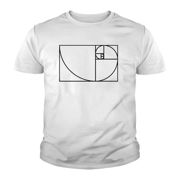 Sheldon Nerd Golden Spiral Math Teacher Student Gift Youth T-shirt