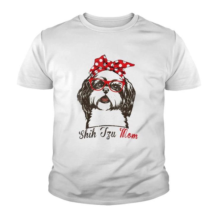 Shih Tzu Mom  For Dog Lovers-Mothers Day Youth T-shirt