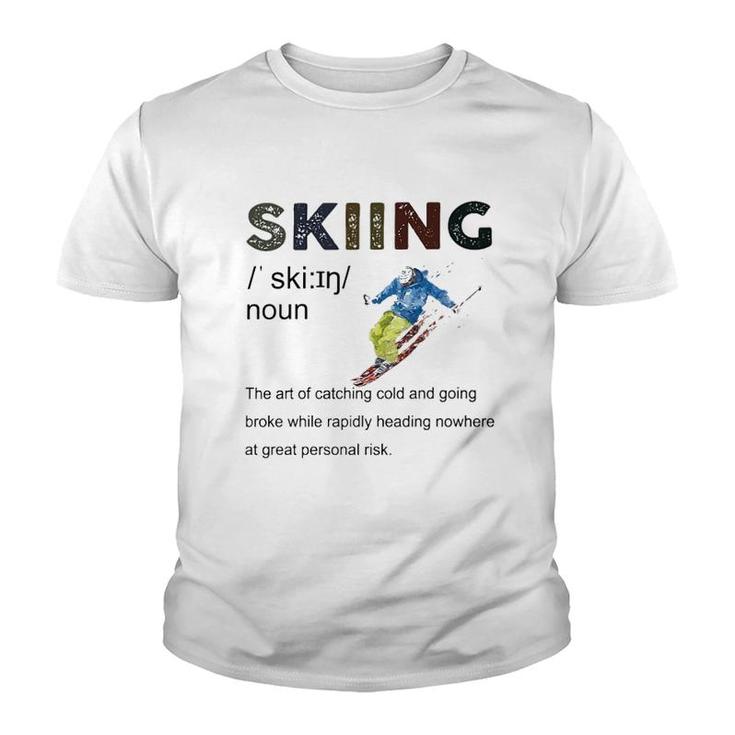 Skiing Definition Youth T-shirt