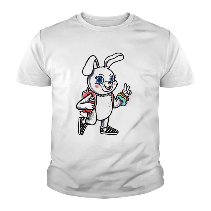 Sksksk And I Oop Easter Bunny Rabbit Youth T-shirt