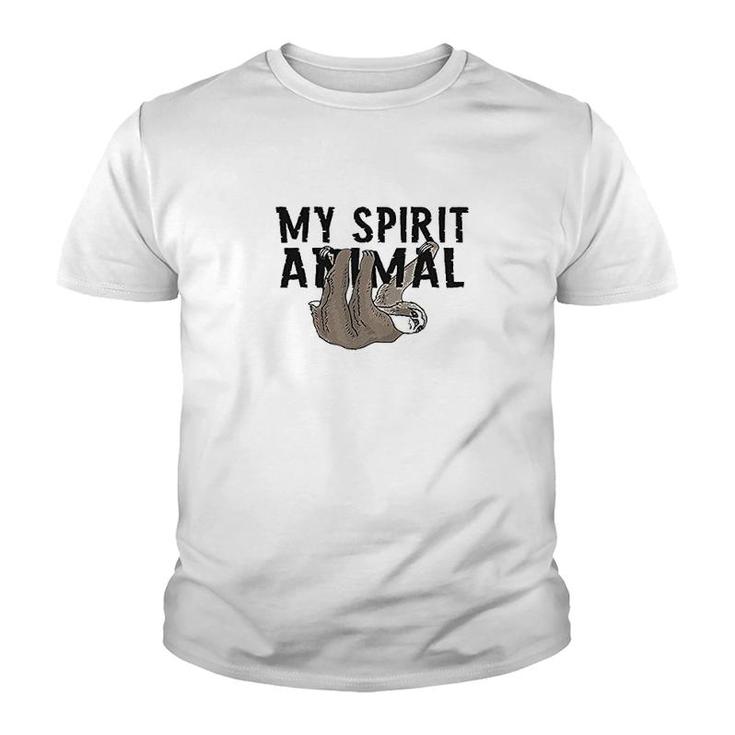 Sloth My Spirit Animal Youth T-shirt