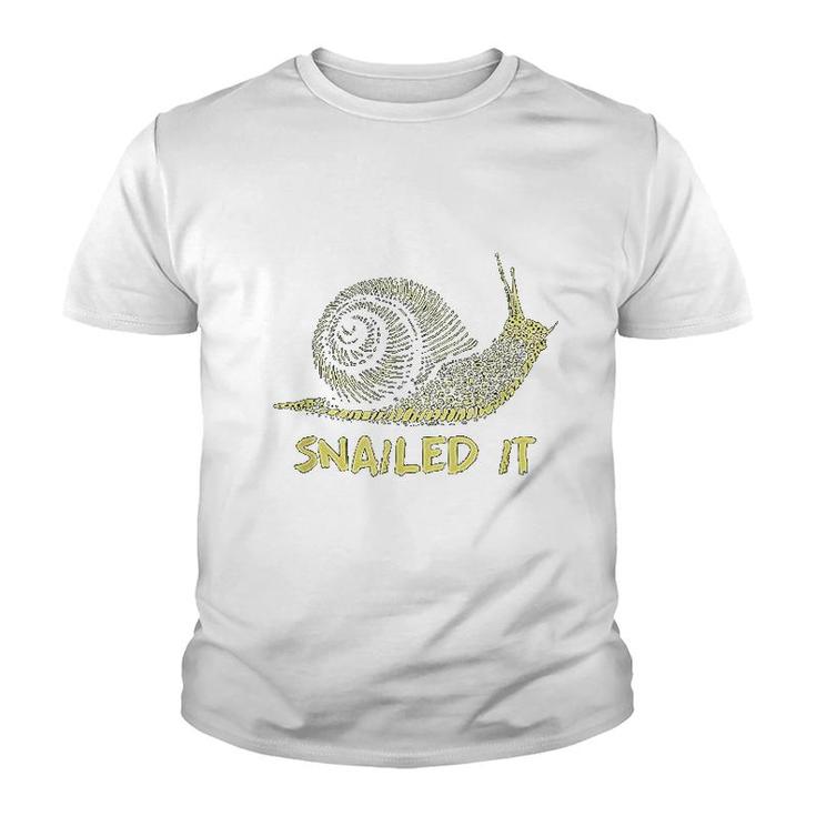 Snailed It Snail Youth T-shirt