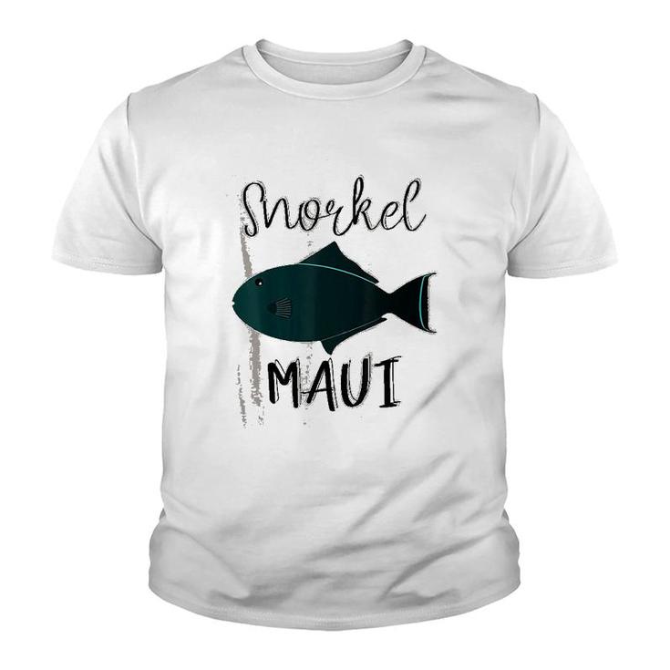Snorkel Maui Fun Hawaii Youth T-shirt