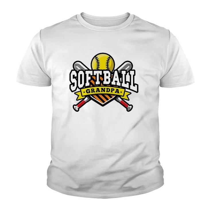Softball Grandpa Men Women Gift Youth T-shirt