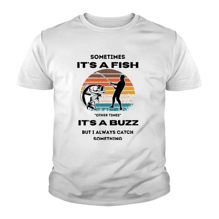 Sometimes It's A Fish Vintage Youth T-shirt