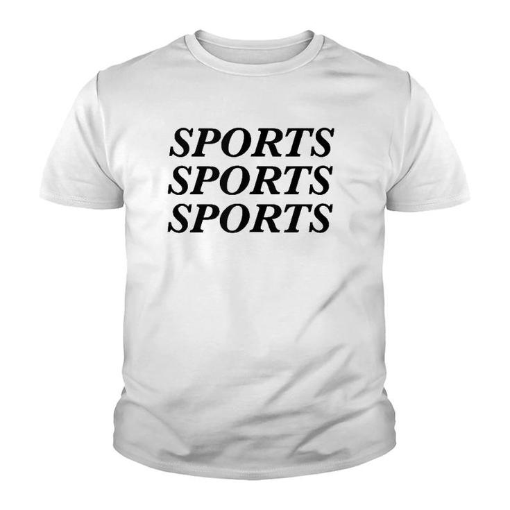 Sports Funny Workout Game Bar Vintage 90S Top  Youth T-shirt