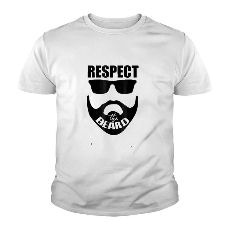 St Patricks Day Respect The Beard Youth T-shirt