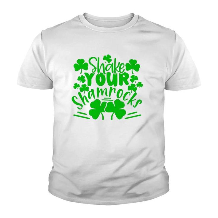St Patrick's Day  Shake Your Shamrocks Irish Youth T-shirt