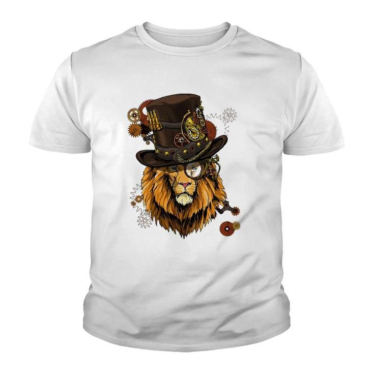 Steampunk Lion  Steampunk Lovers For Women & Men Youth T-shirt