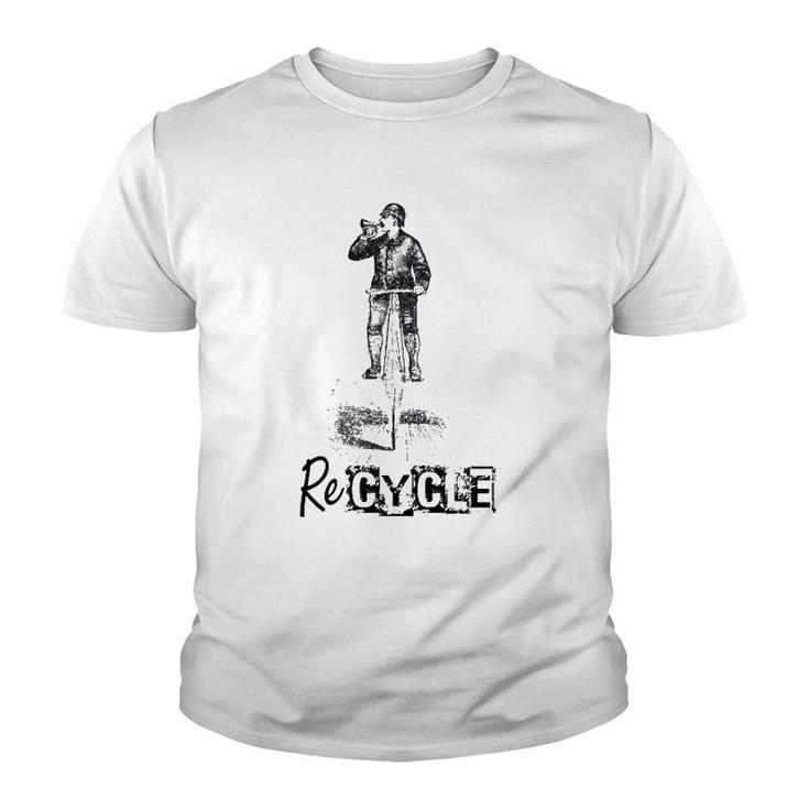 Steampunk Recycle Bicycle Youth T-shirt