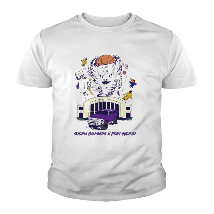 Storm Chasers X Fort Worth Basketball Youth T-shirt