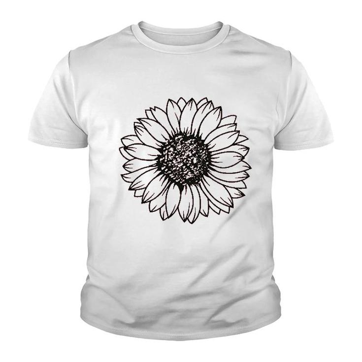 Sunflowe Funny Floral Youth T-shirt